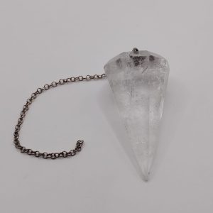 Péndulo de cuarzo blanco