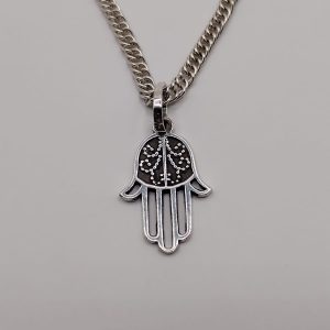 Dije de Mano de Fátima Pavonada