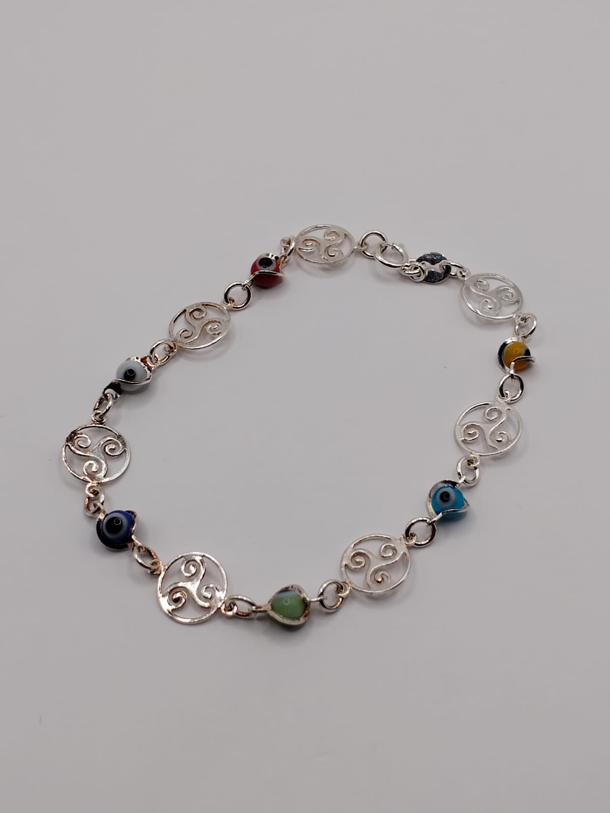 Pulsera de Triqueta con Ojo Turco Esotérica