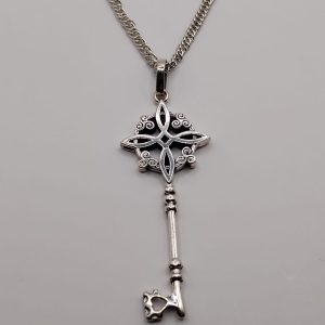 Dije Grande de Llave de Nudo de Bruja