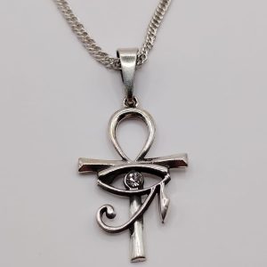 Dije Esotérico de Cruz Ankh con Ojo