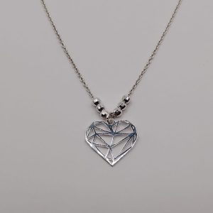 Colguije de Corazon de papiroflexia