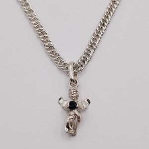 Dije de ángel especial con piedra azul