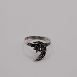 Anillo de luna y estrella
